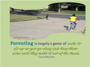 Parenting is largely a game