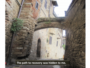 The path to recovery