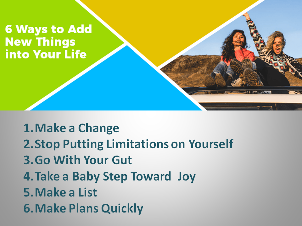 These 6 steps to bringing joy back into your life is only the beginning of our journey to change.