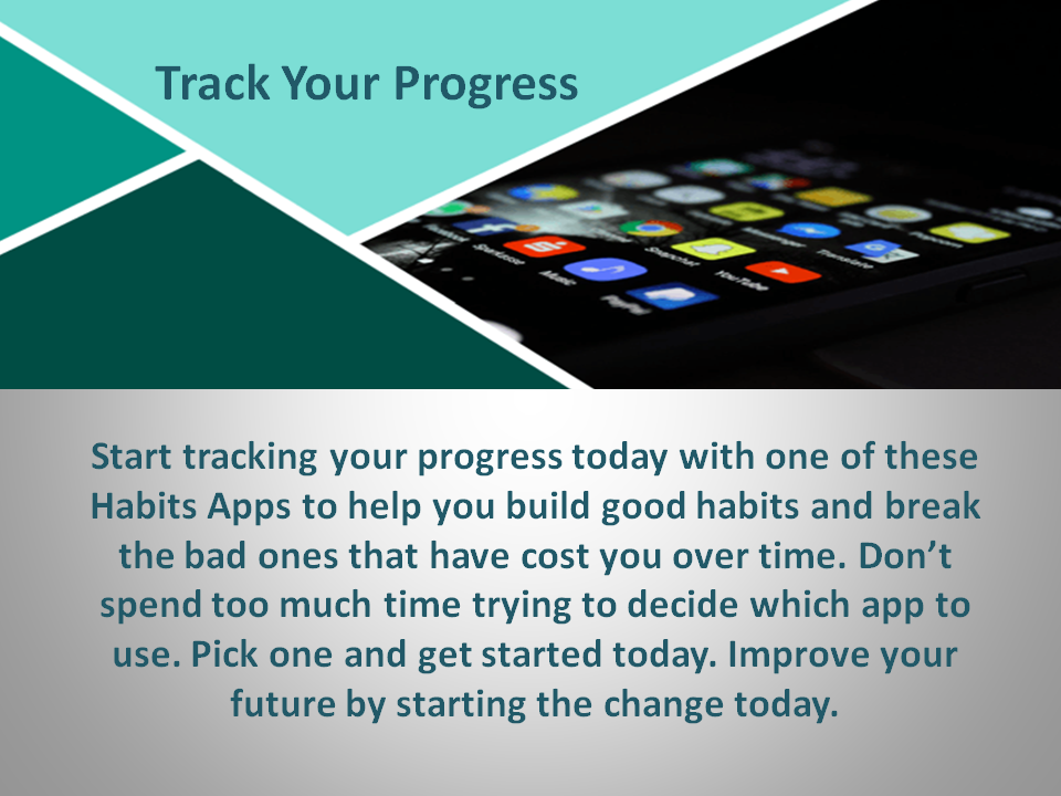 There are a lot of Habits Apps out there to choose from. Be mindful of how many people are using each one.